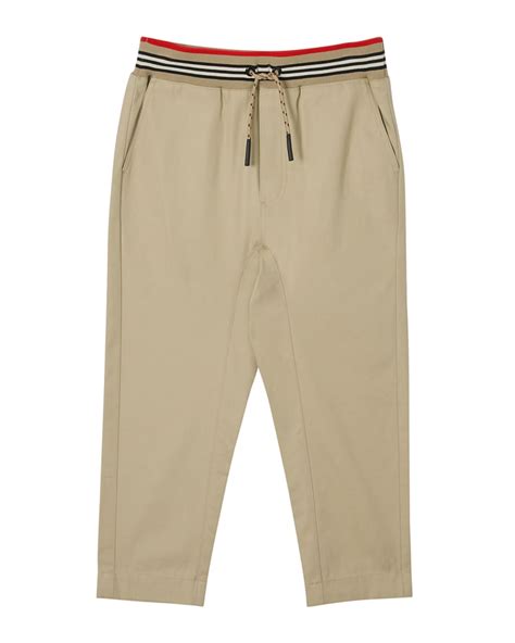 burberry girls drawstring waist pants140|Burberry Girl's Dilan Drawstring Pants, Size 3.